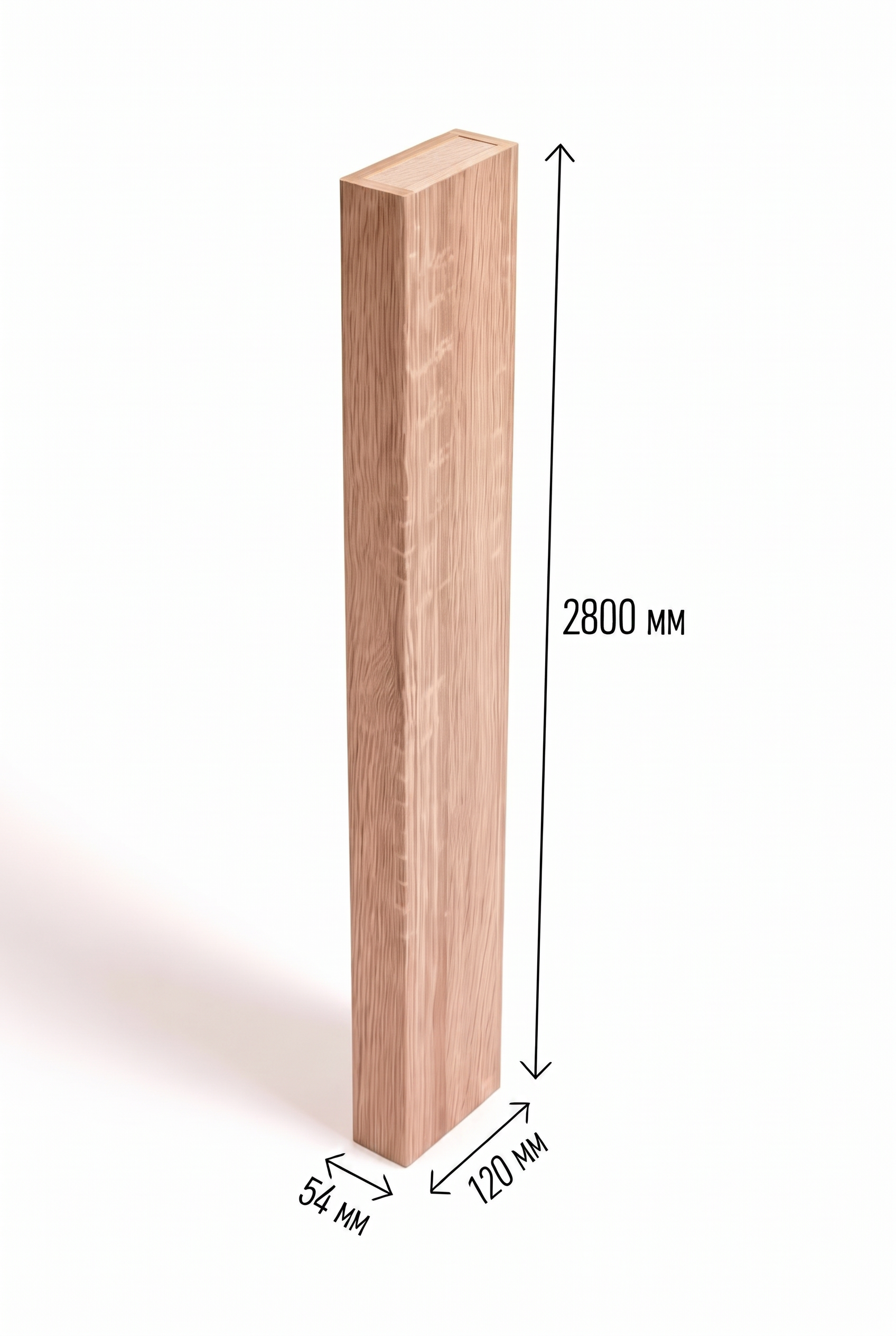 Колонна интерьерная сборная Дуб Винтаж 2800 x 120 x 54 мм