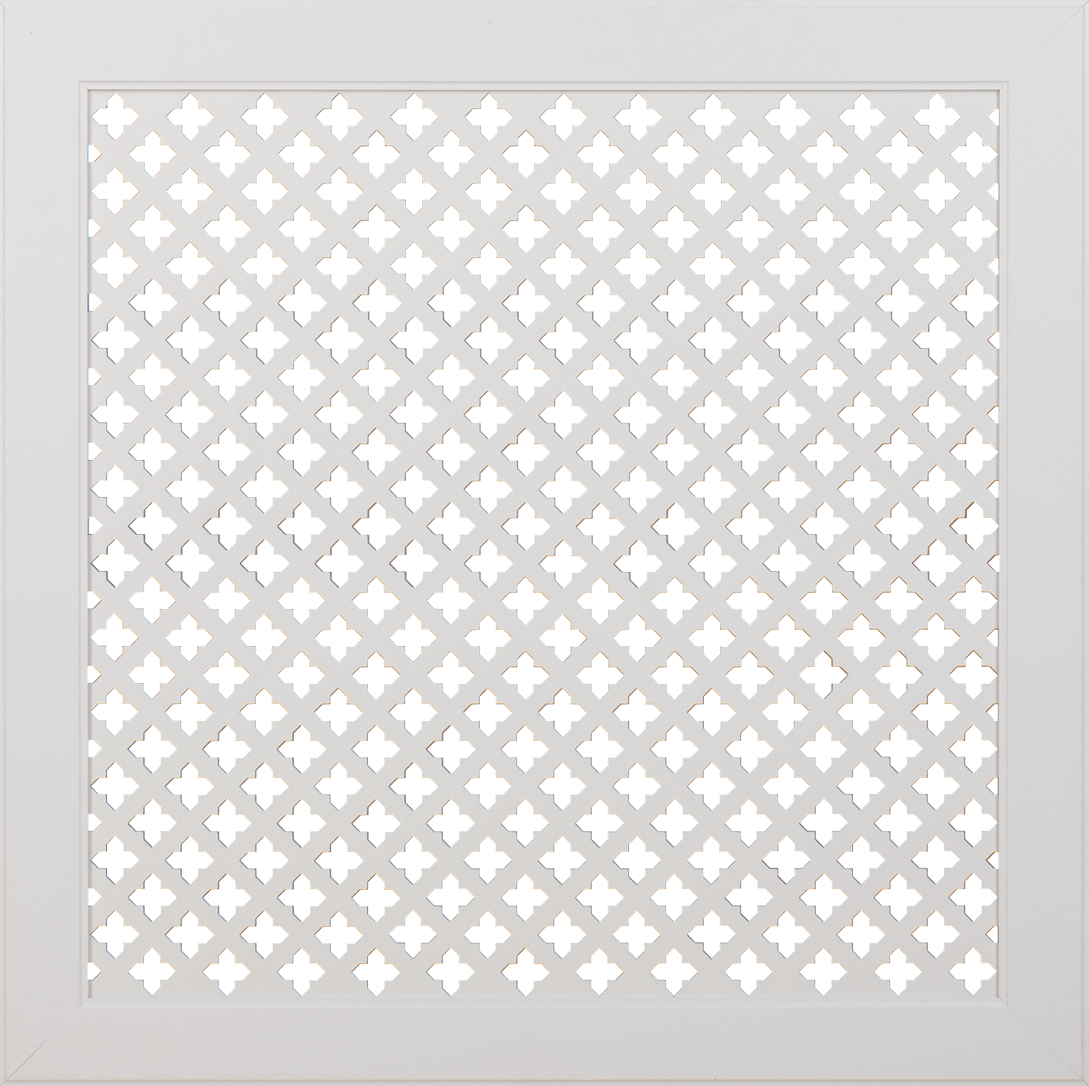 Экран для радиатора 60 x 60 см Готико Белый ДеЛюкс